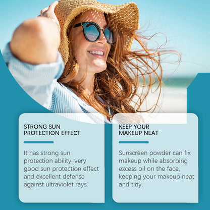 SPF50 Sunscreen Loose Powder Covering Pore Oil