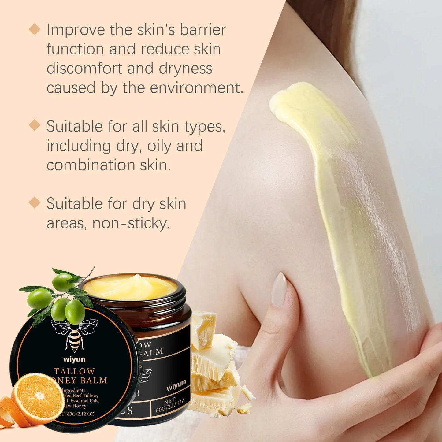 Natural Tallow Cream