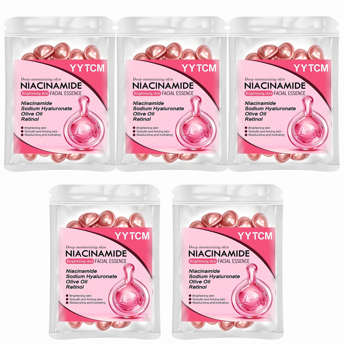 Niacinamide Facial Essence Capsules, Containing Retinol