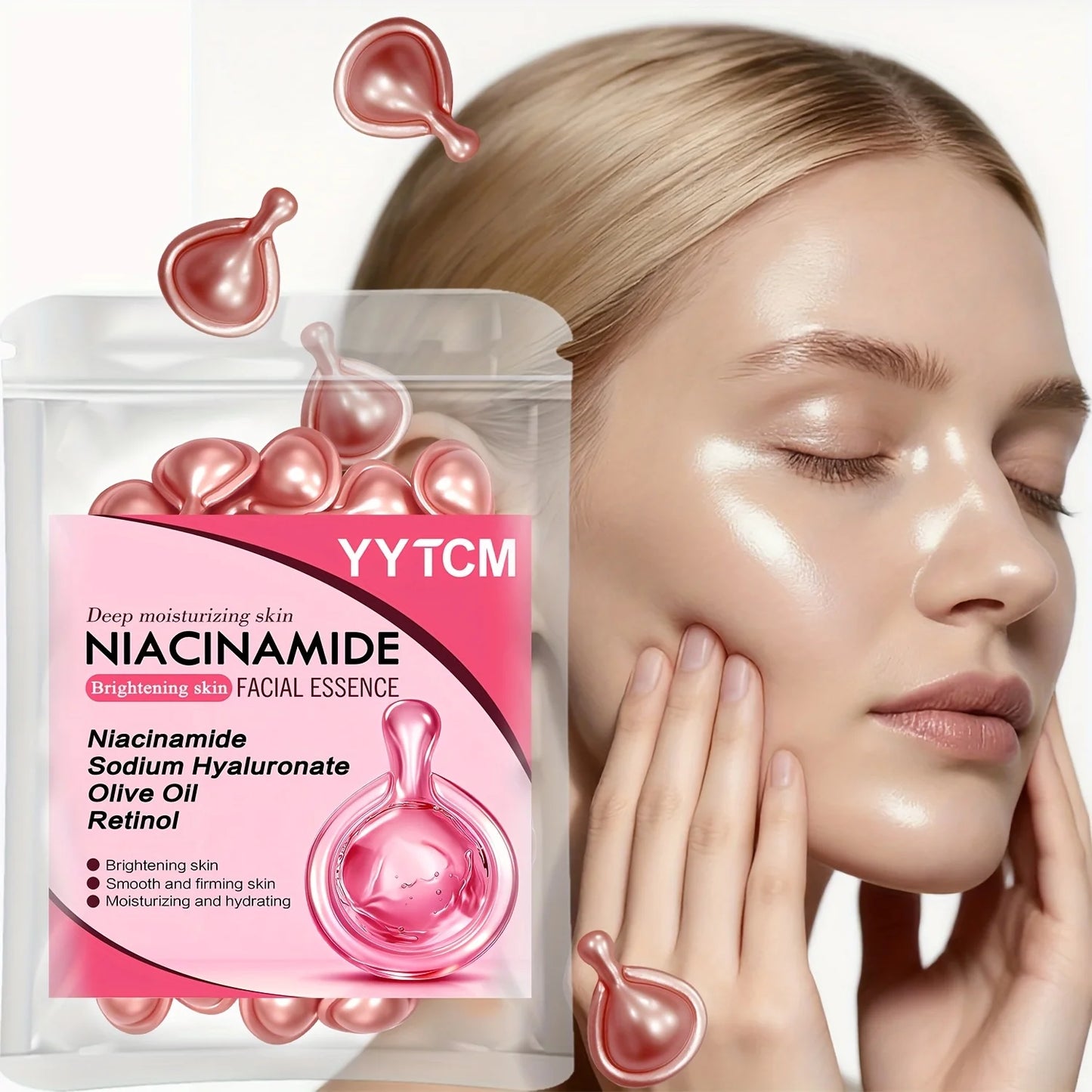 Niacinamide Facial Essence Capsules, Containing Retinol