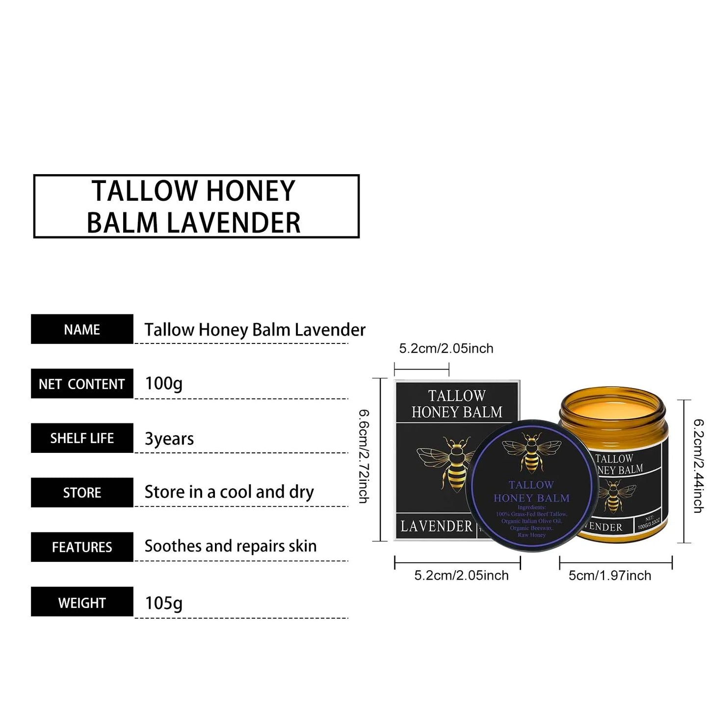 Natural Tallow Cream