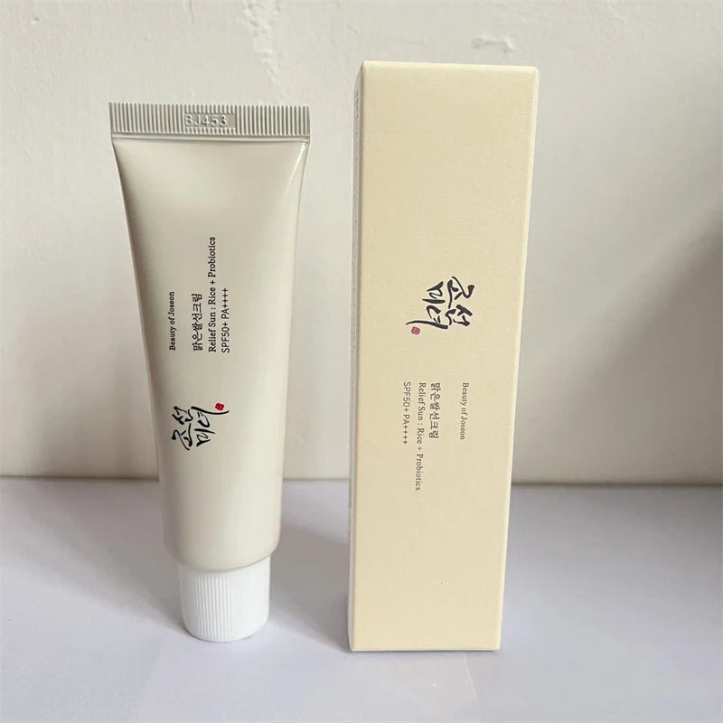 SPF50+ Anti UV Sun Block and Face Rice Probiotic Solar Blocker Skin Cream