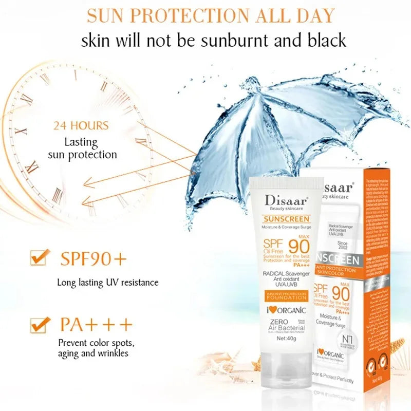Disaar Facial Sunscreen Cream SPF 90 Body Protector