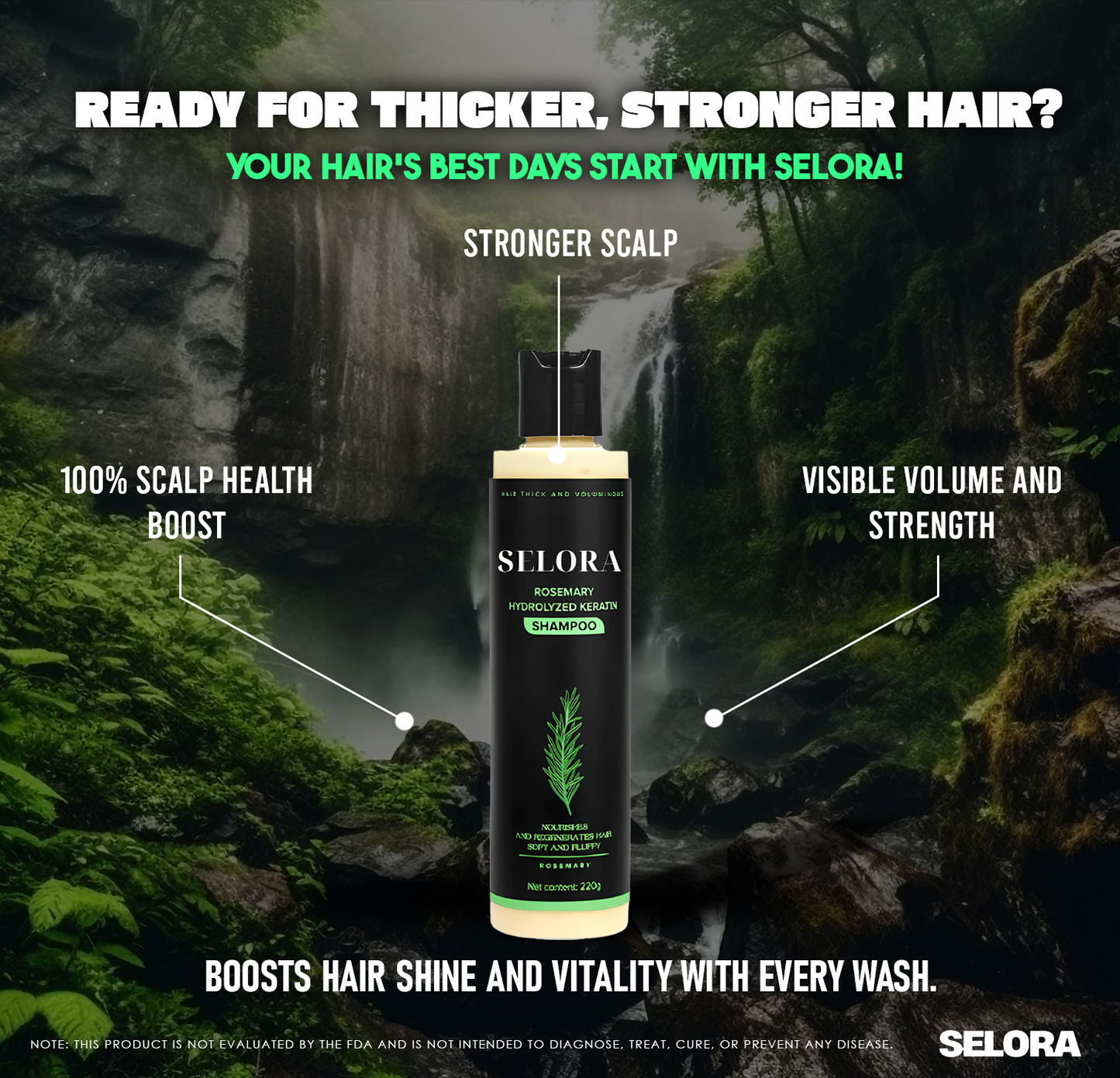 Selora Hair Growth Shampoo FREE
