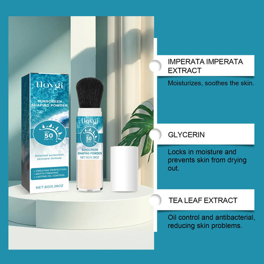 SPF50 Sunscreen Loose Powder Covering Pore Oil