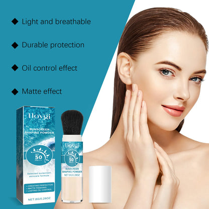 SPF50 Sunscreen Loose Powder Covering Pore Oil